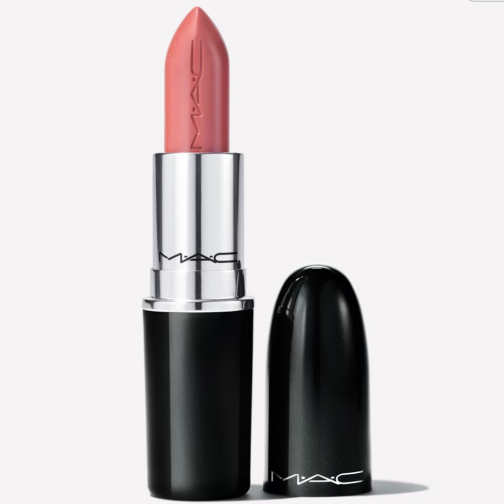 Mac Lustreglass Lipstick - # 542 - $ellout (Pinky nude with silver pearl) BNIB